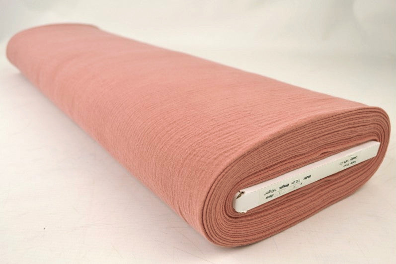 VINTAGE PINK DOUBLE GAUZE MUSSELIN – BLØD & ÅNDBAR