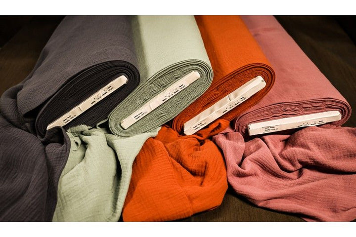 PINK DOUBLE GAUZE MUSSELIN – BLØD & ÅNDBAR