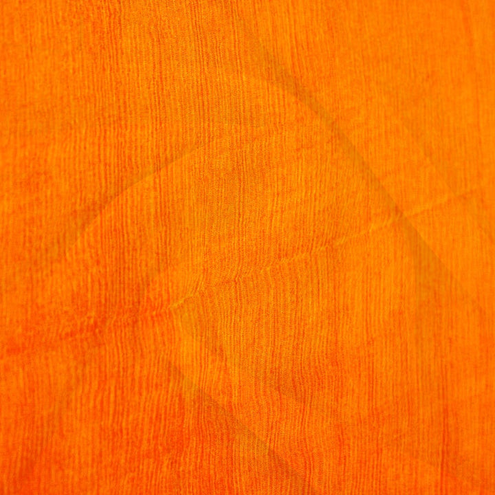 Orange silke chiffon stof (billede 3 af 9)