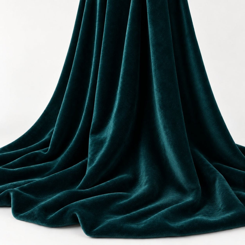 PETROLEUM MICRO VELOUR STOF (billede 2 af 3)