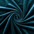 PETROLEUM MICRO VELOUR STOF
