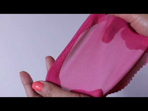 PINK LYCRA MESH – ELASTISK NETSTOF, SEMI TRANSPARENT