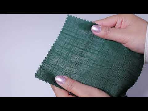 MØRKEGRØN HØR/VISKOSE – ÅNDBAR MED BLØDT FALD