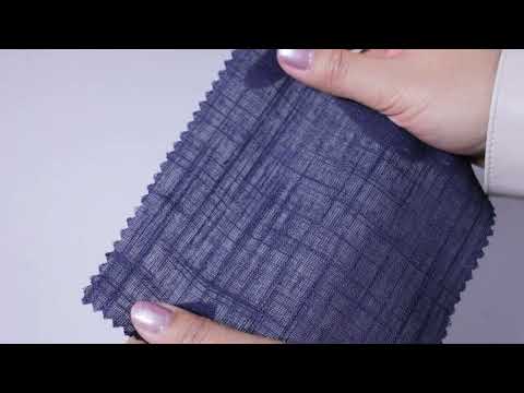 NAVY HØR/VISKOSE – ÅNDBAR MED BLØDT FALD