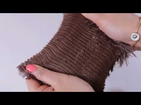 BRUN LANGHÅRET PLYS – 30 MM LUV & ENVEJS STRÆK