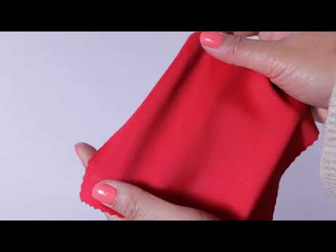 RØD LYCRA – 4-VEJS STRÆK & HURTIGTØRRENDE