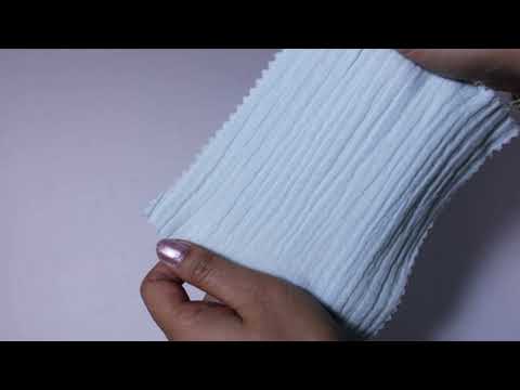 MINTGRØN DOUBLE GAUZE MUSSELIN – BLØD & ÅNDBAR