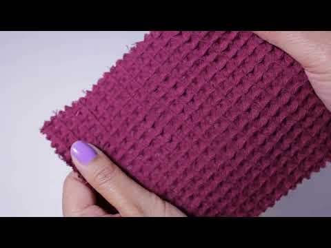 BORDEAUX VAFFEL PIQUÉ – ABSORBERENDE & HURTIGTTØRRENDE