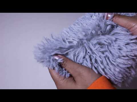 GRÅ LANGHÅRET PLYS – 30 MM LUV & ENVEJS STRÆK