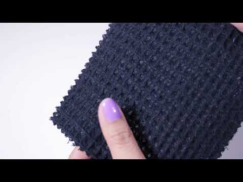 SORT VAFFEL PIQUÉ – ABSORBERENDE & HURTIGTTØRRENDE