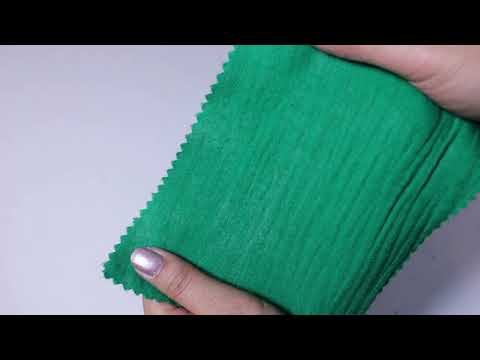 GRØN DOUBLE GAUZE MUSSELIN – BLØD & ÅNDBAR