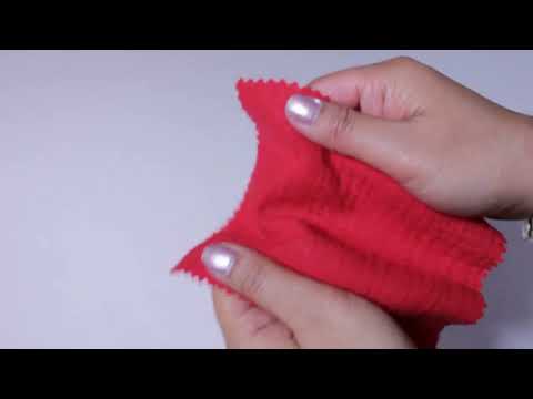 RØD DOUBLE GAUZE MUSSELIN – BLØD & ÅNDBAR