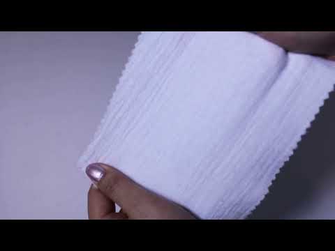HVID DOUBLE GAUZE MUSSELIN – BLØD & ÅNDBAR