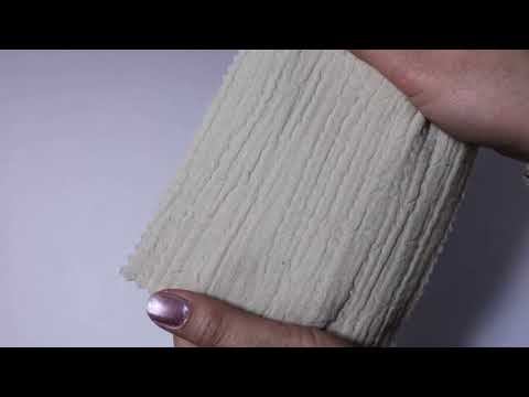 BEIGE DOUBLE GAUZE MUSSELIN – BLØD & ÅNDBAR