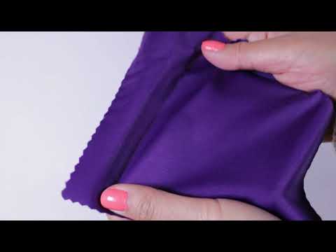 MØRKELILLA LYCRA – 4-VEJS STRÆK & HURTIGTØRRENDE