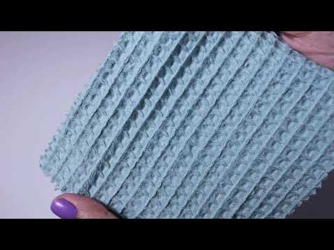 VINTAGE GRØN VAFFEL PIQUÉ – ABSORBERENDE & HURTIGTTØRRENDE