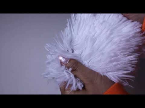 HVID LANGHÅRET PLYS – 30 MM LUV & ENVEJS STRÆK