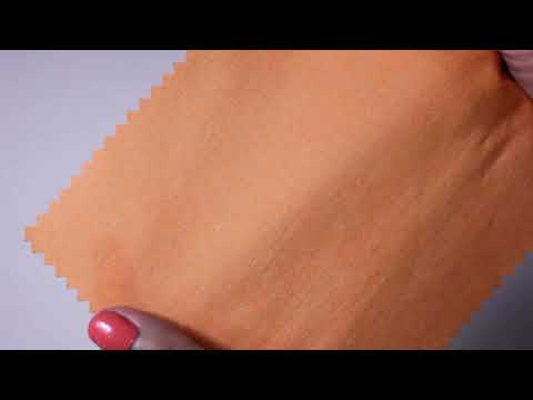 ORANGE BOMULDSPOPLIN