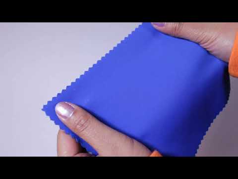 BLÅ LYCRA – 4-VEJS STRÆK & HURTIGTØRRENDE