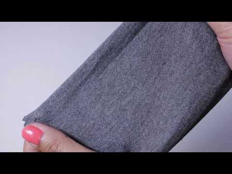 MØRKEGRÅ MELANGE VISKOSE JERSEY – BLØD, ÅNDBAR & STRÆKBAR