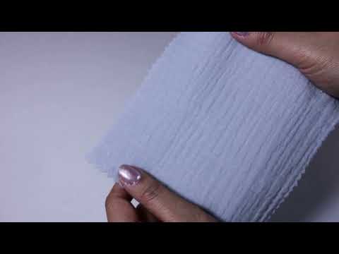 SØLVGRÅ DOUBLE GAUZE MUSSELIN – BLØD & ÅNDBAR