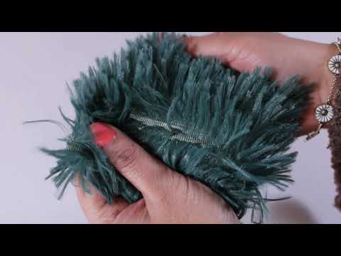 MØRKEGRØN LANGHÅRET PLYS – 30 MM LUV & ENVEJS STRÆK