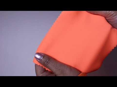 NEON ORANGE LYCRA – 4-VEJS STRÆK & HURTIGTØRRENDE