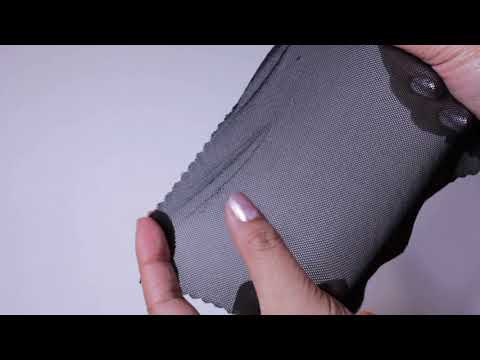 SORT LYCRA MESH – ELASTISK NETSTOF, SEMI TRANSPARENT
