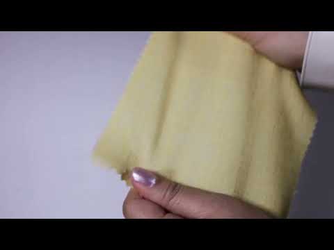 KARRYGUL HØR/VISKOSE – ÅNDBAR MED BLØDT FALD