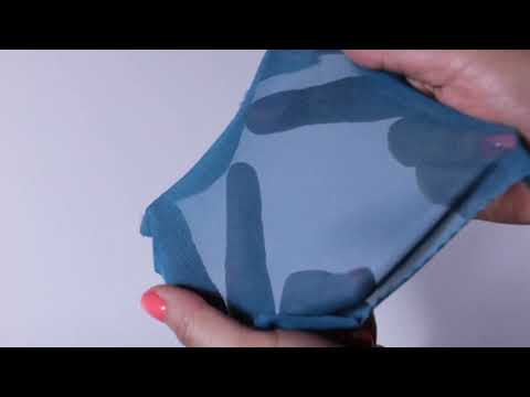 MØRK PETROLEUMSBLÅ LYCRA MESH – ELASTISK NETSTOF, SEMI TRANSPARENT