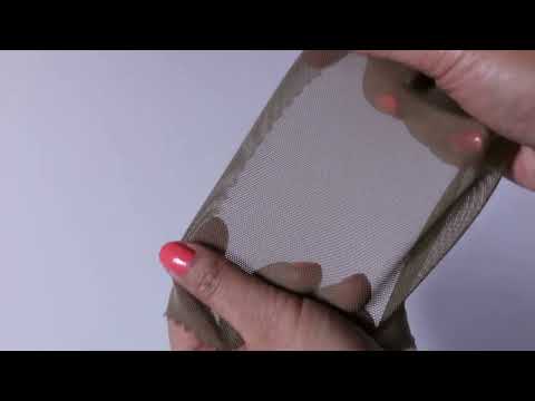 TAUPE LYCRA MESH – ELASTISK NETSTOF, SEMI TRANSPARENT