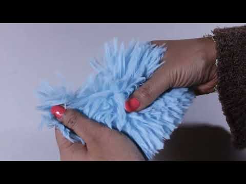 LYSEBLÅ LANGHÅRET PLYS – 30 MM LUV & ENVEJS STRÆK