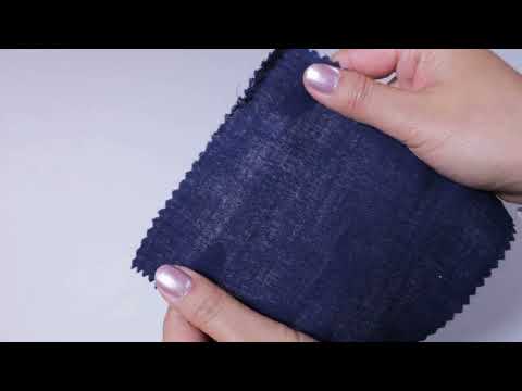NAVY DOUBLE GAUZE MUSSELIN – BLØD & ÅNDBAR