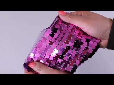 VIOLET PAILLETSTOF – STORE 8 MM PAILLETTER & ENVEJS STRÆK