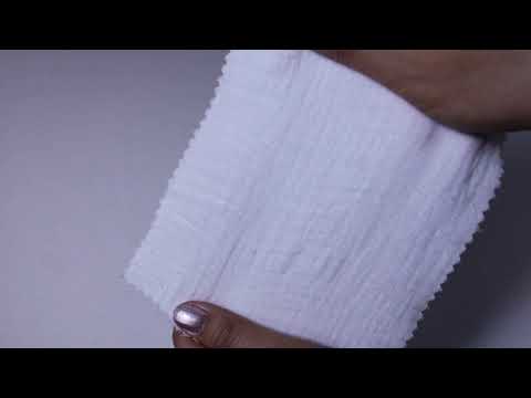 RÅHVID DOUBLE GAUZE MUSSELIN – BLØD & ÅNDBAR