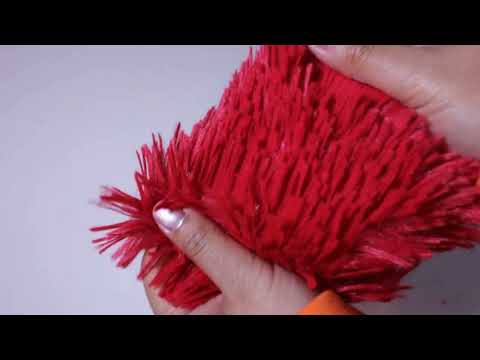 RØD LANGHÅRET PLYS – 30 MM LUV & ENVEJS STRÆK