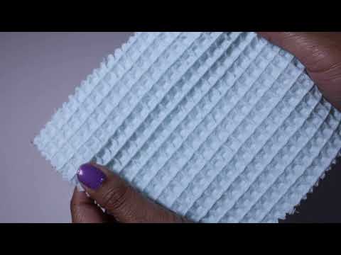 MINTGRØN VAFFEL PIQUÉ – ABSORBERENDE & HURTIGTTØRRENDE