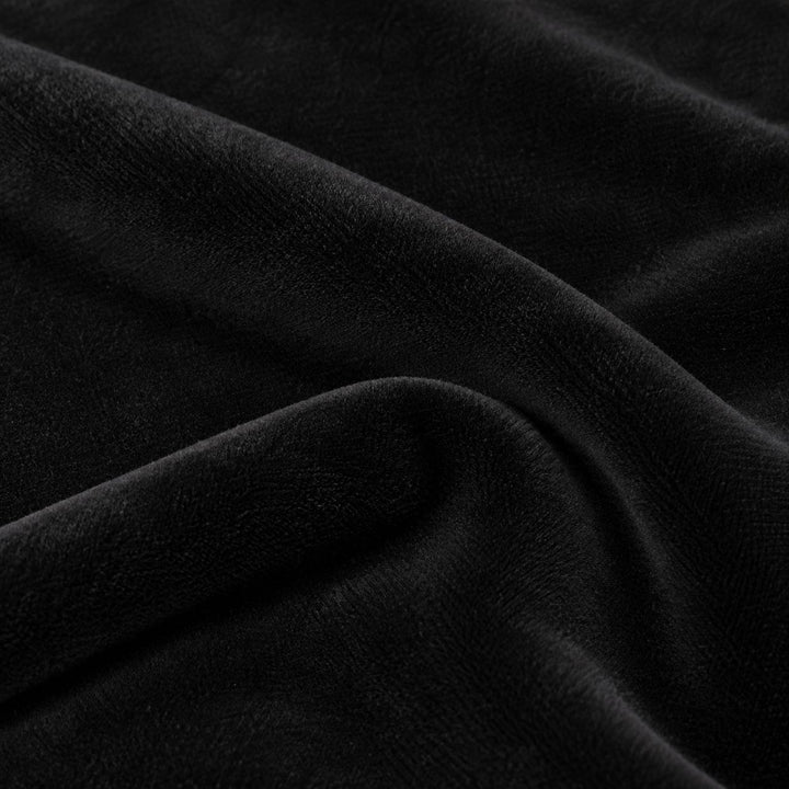 SORT VELOUR MED STRÆK (billede 3 af 3)