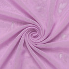 STØVET ROSA / MØRK LAVENDEL SILKE CHIFFON STOF