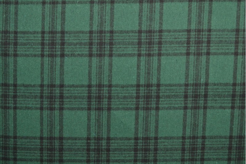 SORT OG GRØN SKOTSKTERNET FLANNEL