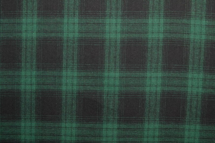 SORT OG GRØN SKOTSKTERNET FLANNEL