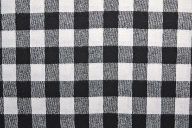 SORT OG HVID SKOTSKTERNET FLANNEL