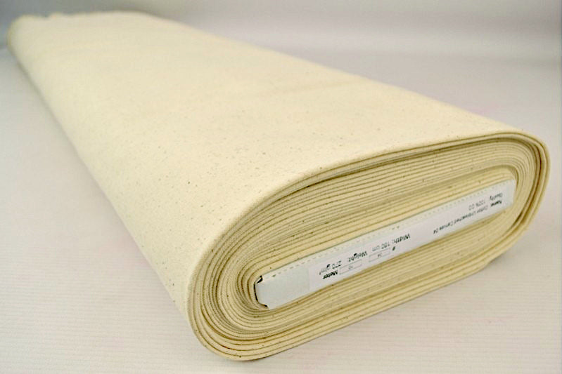 UBLEGET FASTVÆVET CANVASSTOF AF BOMULD - 270 G/M2