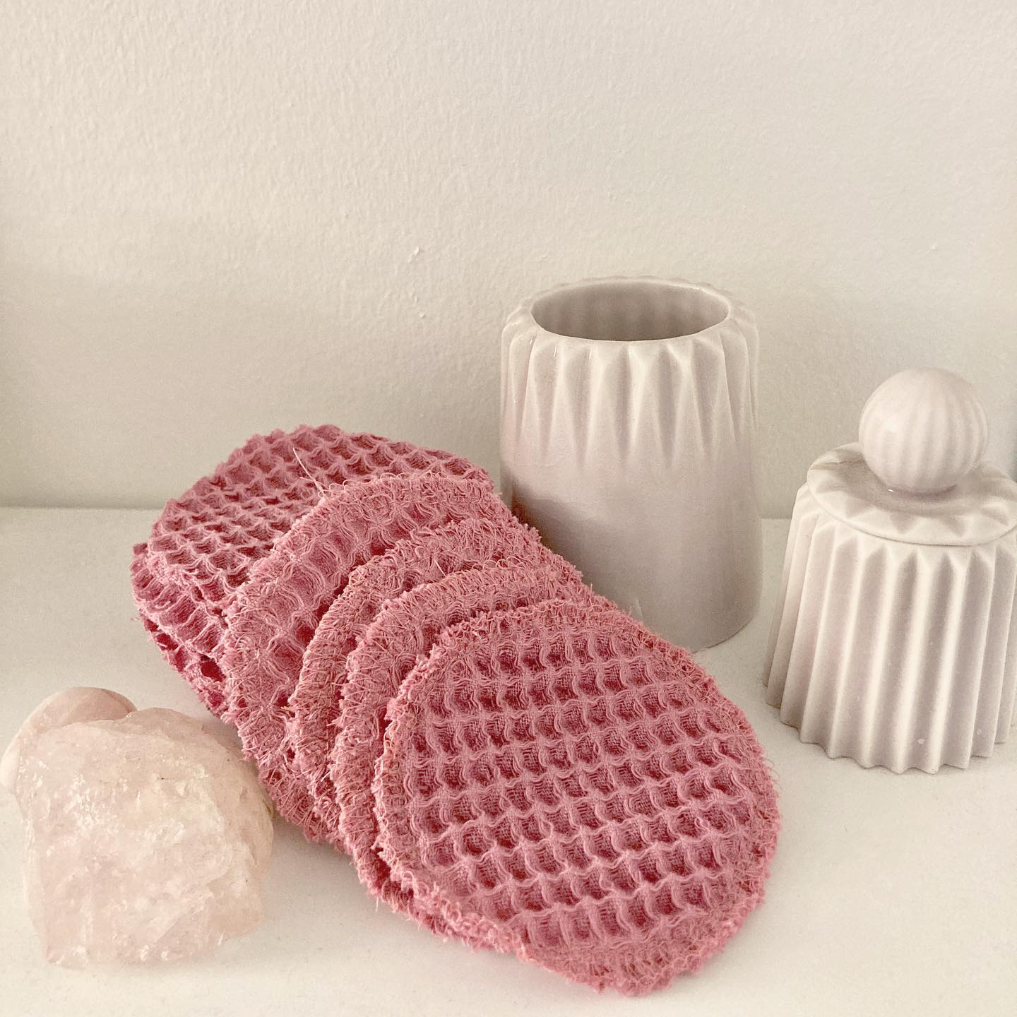MINTGRØN VAFFEL PIQUÉ – ABSORBERENDE & HURTIGTTØRRENDE