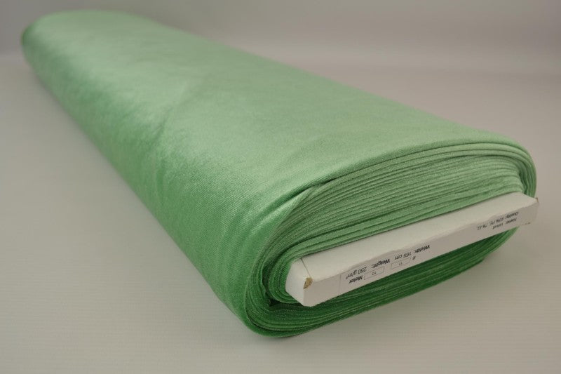 GRØN VELOUR MED STRÆK