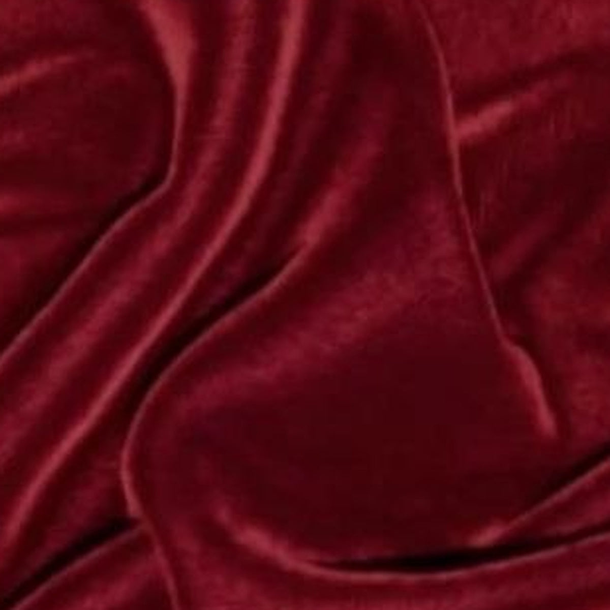 VINRØDT MICRO VELOUR STOF (billede 3 af 3)