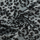 VISKOSE STOF MED LEOPARDPRINT