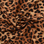 VISKOSE STOF MED LEOPARDPRINT
