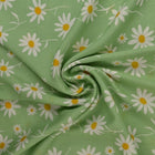 VISKOSE STOF MED MARGERITPRINT