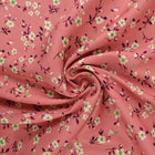 VISKOSE STOF MED SMÅT BLOMSTERPRINT